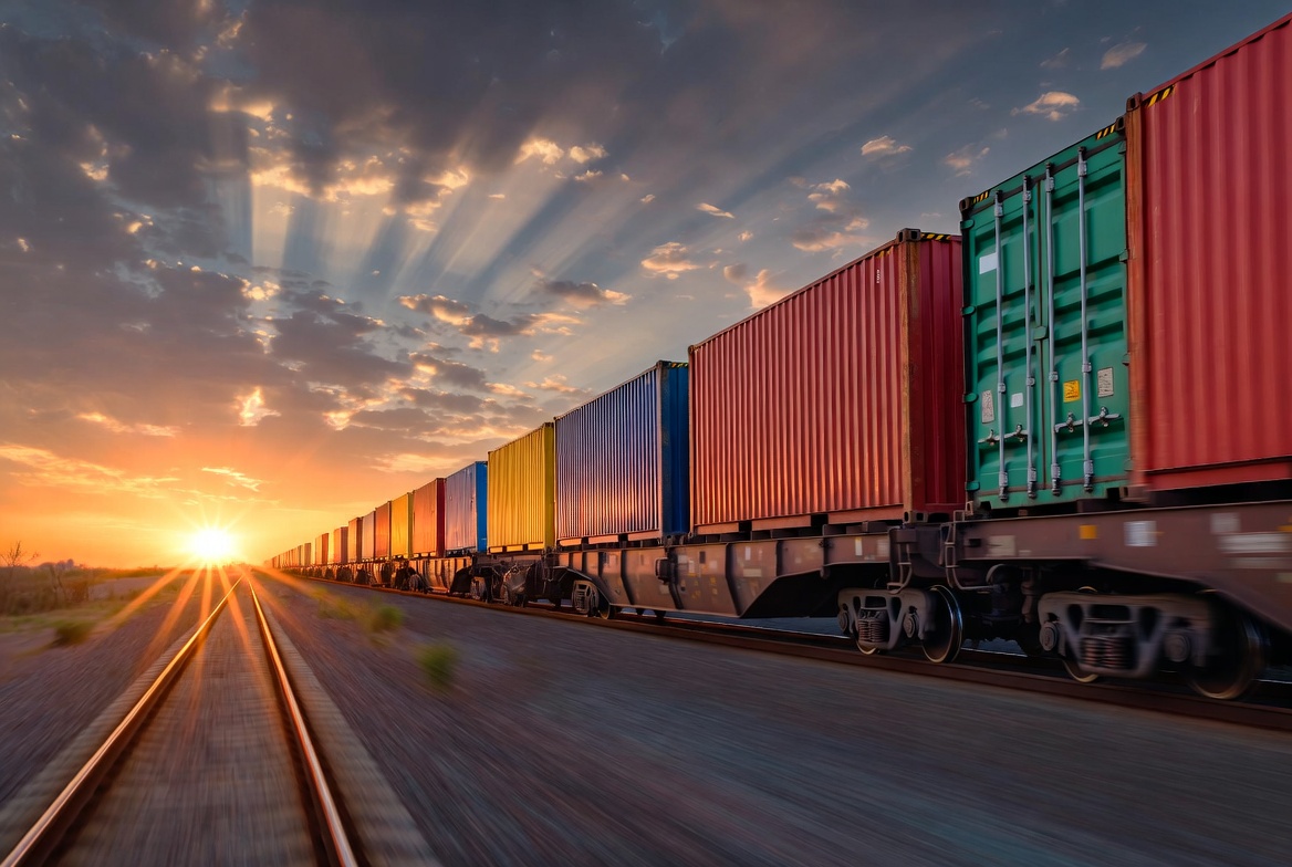 Sea freight container ships